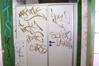 Graffiti Nd.-Eschbach vorher